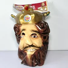 Rubie Rubber Halloween Burger King Crown Mask 2007 Officially Licensed New