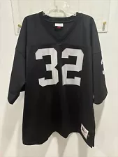 Marcus Allen #32 Raiders Men's Mitchell & Ness Size 56 3x Black jersey