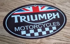 Triumph Motorcycle Sign