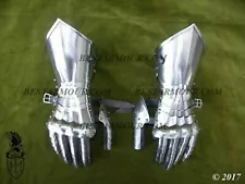 18GA SCA LARP Medieval Armor Gauntlet/Gloves Historical Gauntlet Replica for new