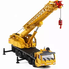 1/55 Scale Crane Truck Toy Diecast Construction Equipment Kids Toys for Boys