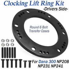 For Dana 300 NP208 NP231 NP241 6 Bolt Drivers Side Drop - Clocking Lift Ring Kit