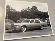 RARE 1977 CADILLAC FLEETWOOD BROUGHAM d'ELEGANCE PRESS RELEASE PHOTO AD