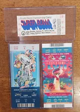 Commemorative Kansas City Chiefs Super Bowl Ticket set IV, LIV, LVII