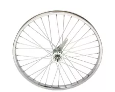 CRUISER BIKE BICYCLE 24" X 2.125 36 Spoke HEAVY DUTY Coaster Wheel 12G Chrome.