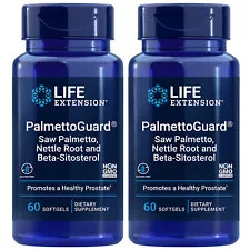 Palmetto Guard/Stinging Nettle Root with Beta-Sitosterol 2X60 Life Extension