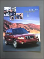 2001 Subaru Forester 26-page Original Car Sales Brochure Catalog