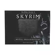 The Elder Scrolls 5: Skyrim Metal Dragonstone Limited Edition MAP INCLUDED NEW