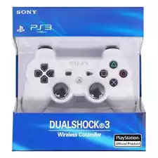 For Sony PS3 Playstation 3 Wireless Bluetooth Video Game Controller White