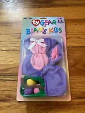 RARE NOS SEALED Vintage Ty Gear For Beanie Kids Clothes Costume Easter Bunny