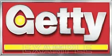 GETTY OIL GASOLINE GAS STATION VINTAGE OLD SIGN REMAKE ALUMINUM SIZE OPTIONS