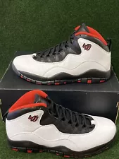 Nike Air Jordan Retro 10 Double Nickel White Black Bulls SZ 11