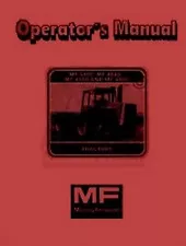 Massey Ferguson MF 4800 4840 4880 4900 Operator Manual