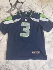 Nike Russell Wilson #3 Seahawks Hall OF Fame Sz48 OnField Stitched NFL Jersey