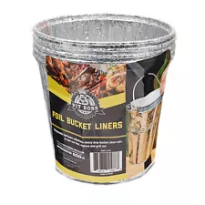 Pit Boss Grease Bucket Foil Disposable Liners 6 Pack For Quick Clean Up 67292