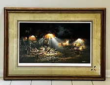 Terry Redlin Signed Numbered Our Friends Lithograph Framed Matted 793/9500