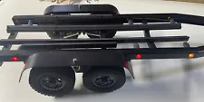 RC4WD BigDog 1/10 Dual Axle RC Boat Trailer Raceline Wheels Dirt Grabber Tires