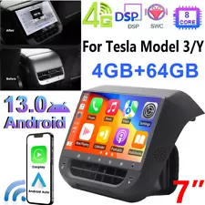 4+64G Car Radio For Tesla Model Y/3 2020-2023 GPS WIFI 7" Carplay A/C control BT