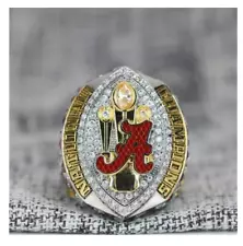 2020 Alabama Crimson National Championship Men's Two Tone Ring size 11, 12, 13