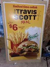 Travis Scott Meal McDonalds Poster Limited Time Collab Cactus Jack