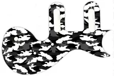 Pickguard Epiphone Les Paul SL Graphical Scratchplate Guitar Camouflage Winter