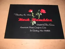 NASH RAMBLER 1954 DEALER SALES BROCHURE 1954 (12) FOLD-OUT PAGES