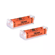 2pk Zig Zag Roller Machine 78mm for 1 1/4 Rolling Papers Orange - FREE SHIPPING