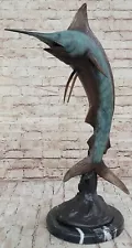 SALE Life Size Dazzling Marlin Threatened Species Fish Marine Bronze Sculpture