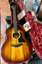 Taylor acoustic electric 224CE-KDLX 2018 model original case koa