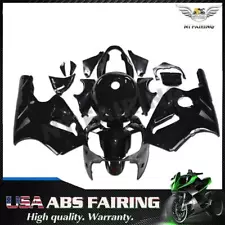 FD Injection Glossy Black Plastic Fairing Fit for Kawasaki 2000-2001 ZX12R c007 (For: Kawasaki)