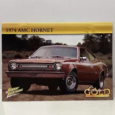 CARD ONLY: Johnny Lightning Trading Card 1974 AMC Hornet