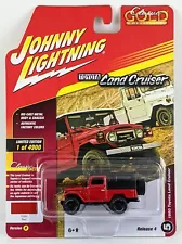 Johnny Lightning / 1980 Toyota Land Cruiser / Red / 2017 / Free Shipping