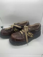 VINTAGE Skechers Chunky Y2K Platform 90s Shoes Women’s Size 9 Brown Leather