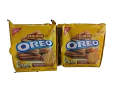 2-Pack OREO Churro Creme Sandwich Cookies Limited Edition 21.36oz Total