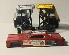 Original Owner - Hot Wheels Redline Snake & Mongoose Funny Cars. One For Parts.