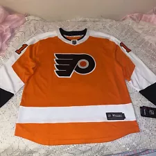 NHL Fanatics Breakaway Mens Philadelphia Flyers Travis Konecny Jersey Size XL