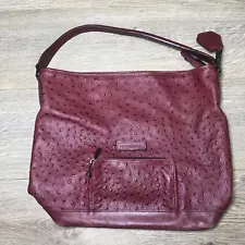 LONGCHAMP Ostrich Leather Handbag