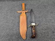 Western USA W49 "A" Date Code Bowie Knife W/ Sheath (457320)