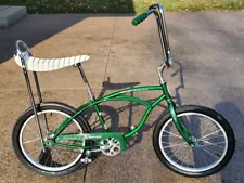 NEW Schwinn Stingray Bicycle 20" Green Banana Seat Muscle Bike Pea Picker Retro