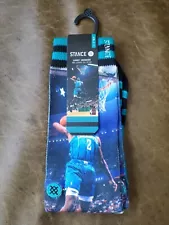 Stance NBA Legends Charlotte Hornets Larry Johnson Socks Men's L/XL 9-13