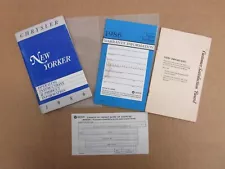 1986 Chrysler New Yorker owners manual book literature ORIGINAL (For: 1986 Chrysler New Yorker)