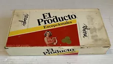 El Producto Escepcionales Cigar Box 25 Cigarettes Size Vintage