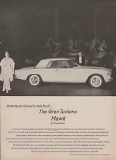 1962 Studebaker Gran Turismo Hawk - Ardently Acclaimed In Italy - Print Ad Photo