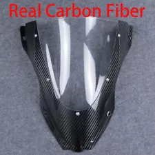 Real Carbon Fiber For 2016 - 2020 Ninj ZX10R Windscreen Motorcycle Windshield