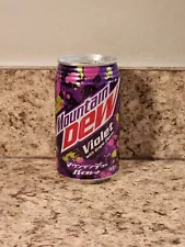 Mountain Dew Violet EMPTY 12oz Can Japan