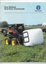 OEM Original New Holland Skid Steer Attachments Sales Brochure NH4230403-120460