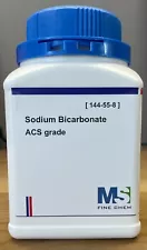 Sodium Bicarbonate [NaHCO3] 99% ACS Grade Powder , Certified, 500 Grams (1lb)