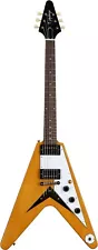 Epiphone 1958 Korina Flying V Electric Guitar with Case