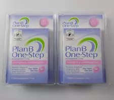 Plan B One-Step Emergency Contraceptive - 1 Tablet One Step Lot Of 2 Exp 04/25