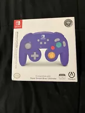 PowerA Wireless GameCube Style Controller Nintendo Switch Purple (never Opened)